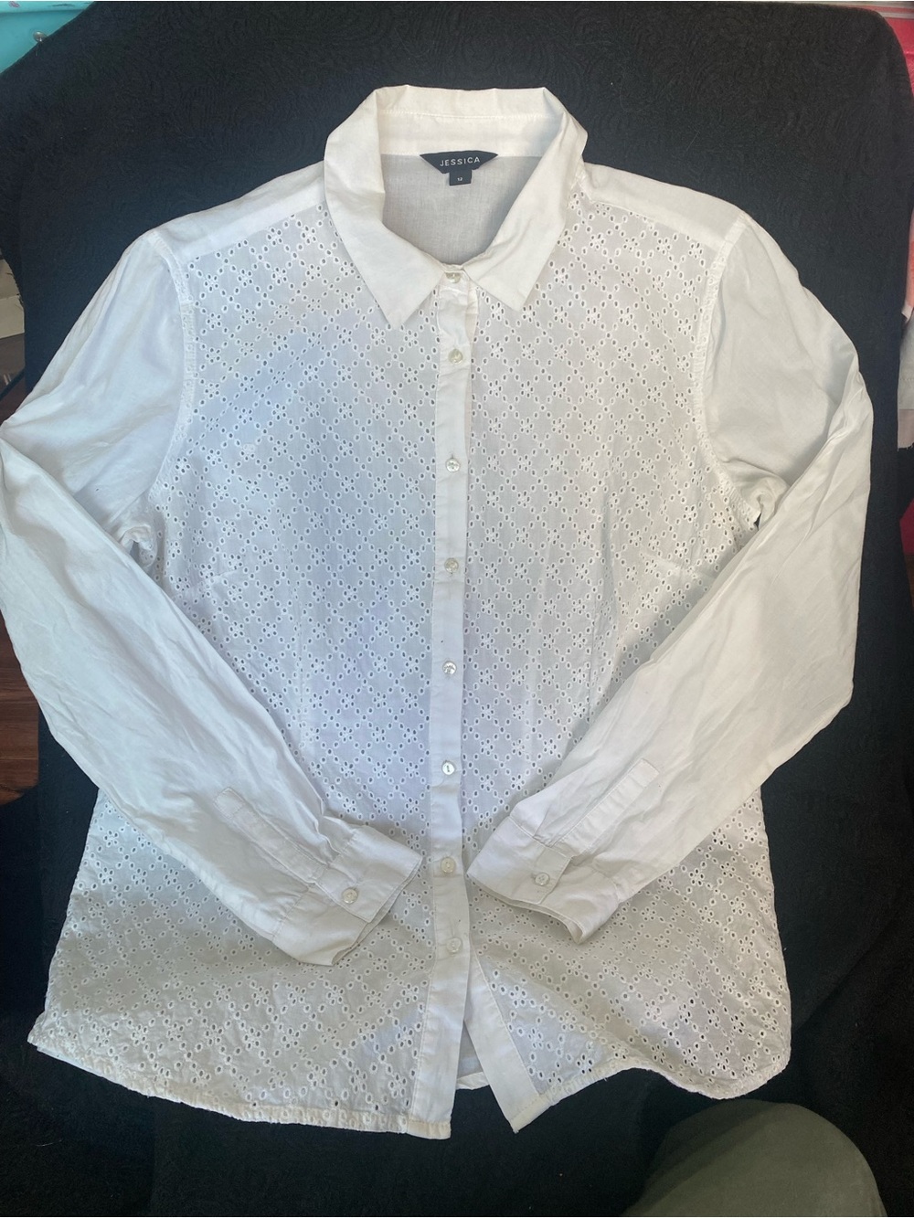 White Eyelet wShirt